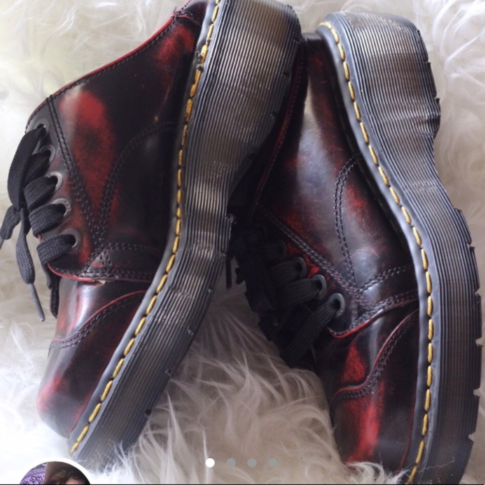 Rare unique dr marten slip on creepers